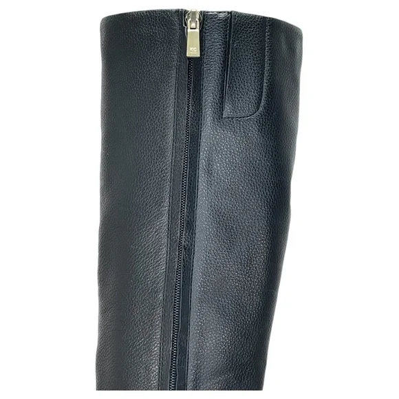Kenneth Cole New York Justin Black Leather Knee High Womens Boots Size 6.5M - Picture 9 of 16